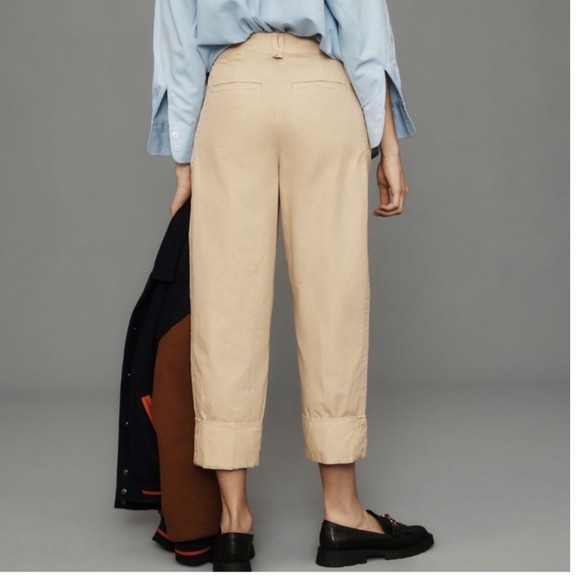 Anthropologie High Cuff Chino Pants 8 - Picture 3 of 8